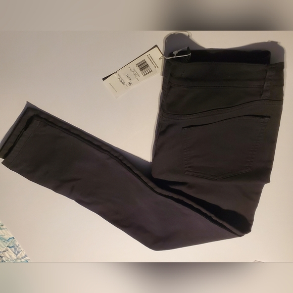 Eileen Fisher Black Denim Jeans Slim RN#78121 Organic Cotton NWT XS or XXS - Picture 7 of 16